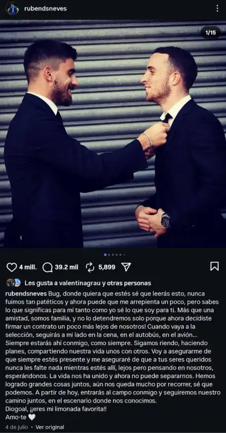 رسالة روبن نيفيز نجم الهلال 