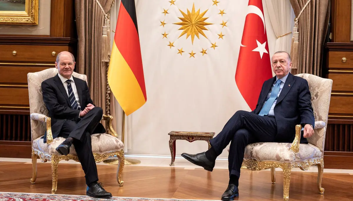هل ينحي أردوغان وشولتس خلافاتهما حول غزة لتحقيق المصالح المشتركة؟