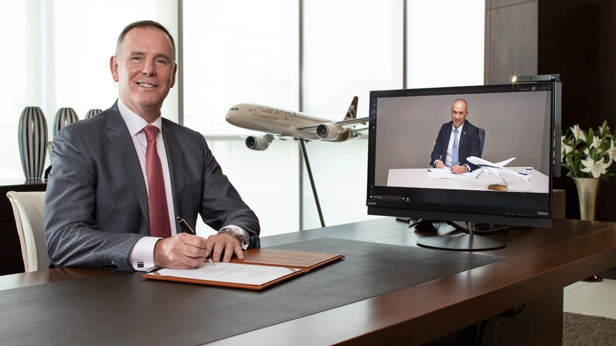 توقيع مذكرة تفاهم بين الاتحاد للطيران الإماراتية وطيران العال الإسرائيلية