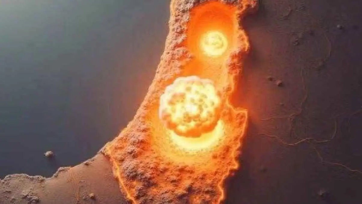 مسؤول إيراني ينشر صورة "ضربة نووية" على إسرائيل