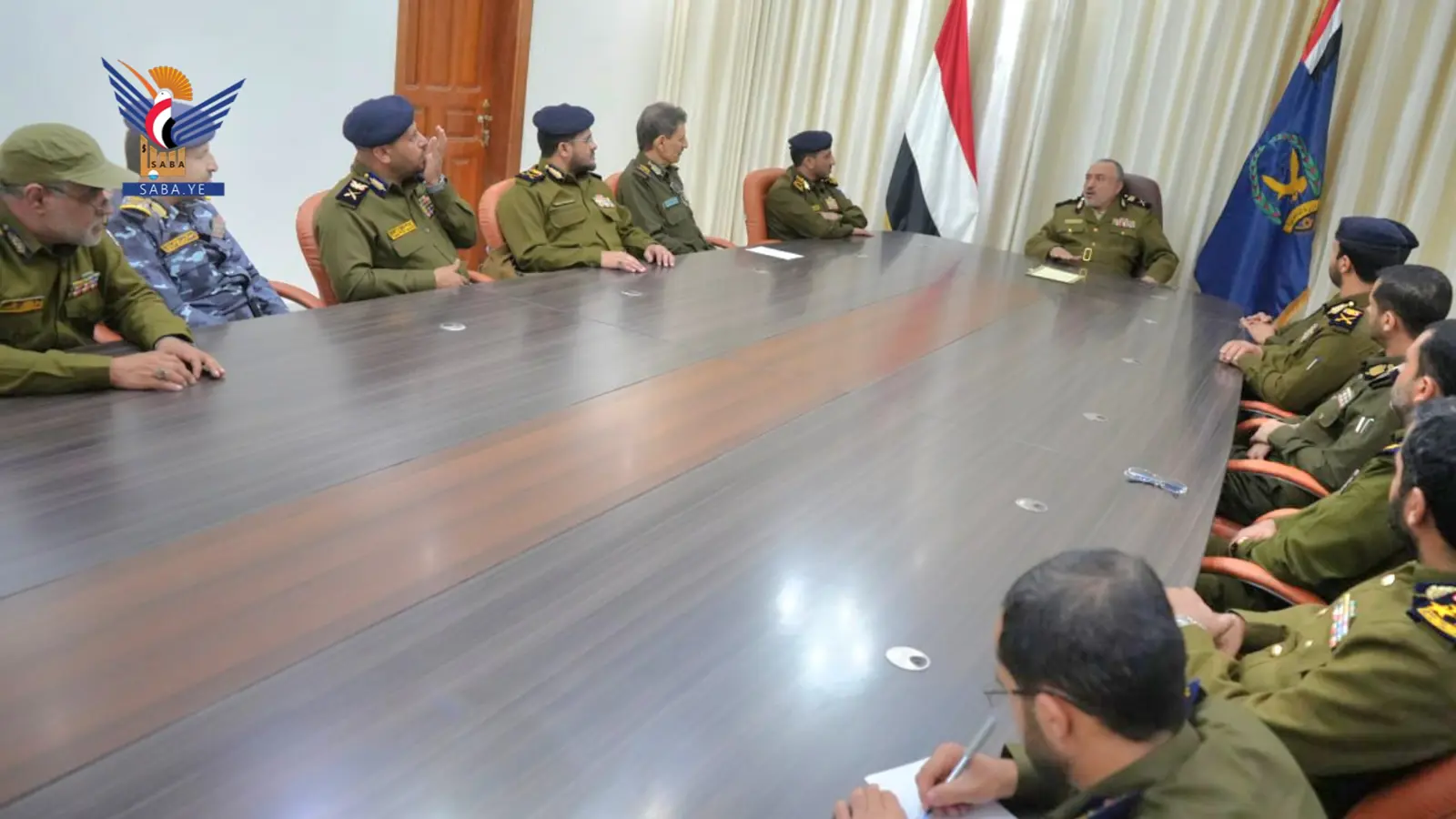 اجتماع قيادات امنية تتبع لميليشيا الحوثي
