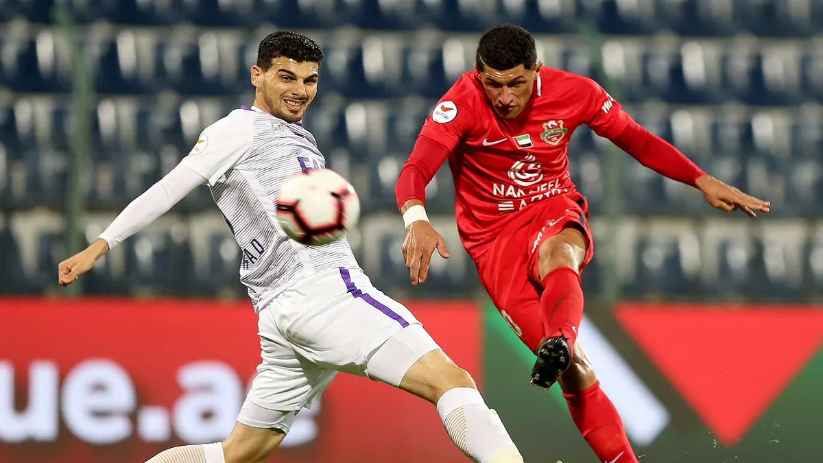 شباب الأهلي دبي يلدغ العين وينتزع المركز الثالث في ترتيب الدوري الإماراتي (فيديو)