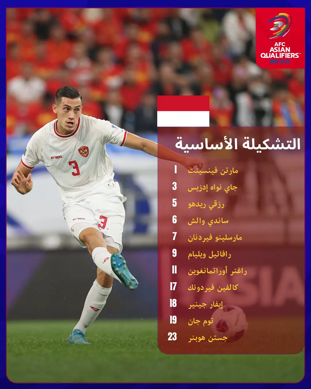 تشكيلة إندونيسيا