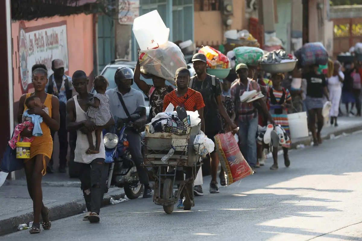 عصابات هايتي تتسبب بتشريد أكثر من 15 ألف شخص (صور)