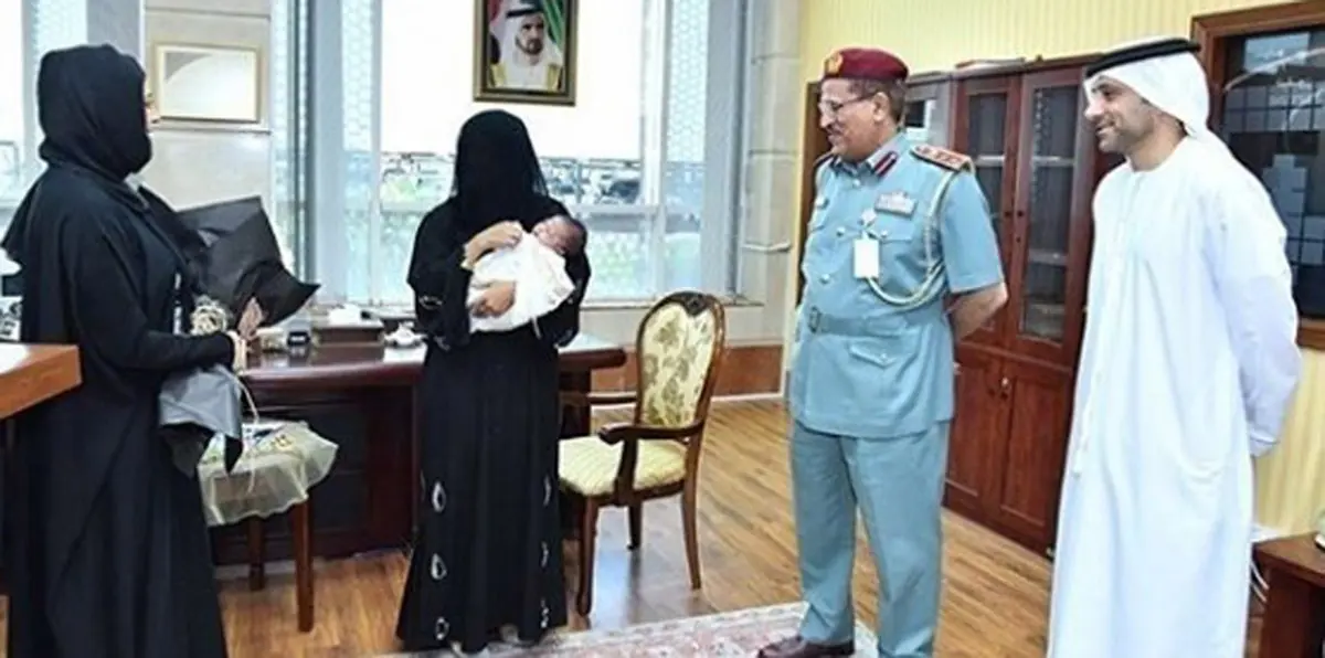 هكذا استقبلت "إقامة دبي" الطفلة السعودية "إمارات"