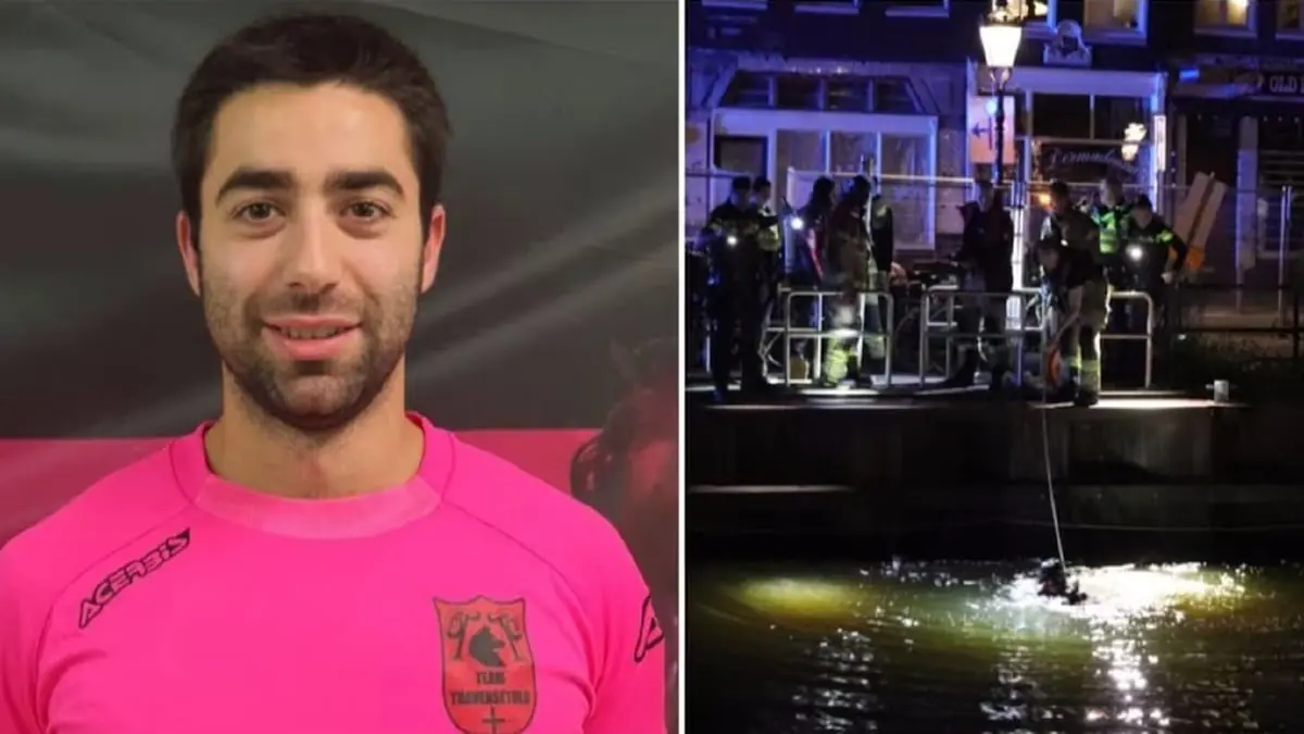 الشرطة تحقق في وفاة اللاعب الإيطالي غابرييل غالاني بعد سقوطه بقناة