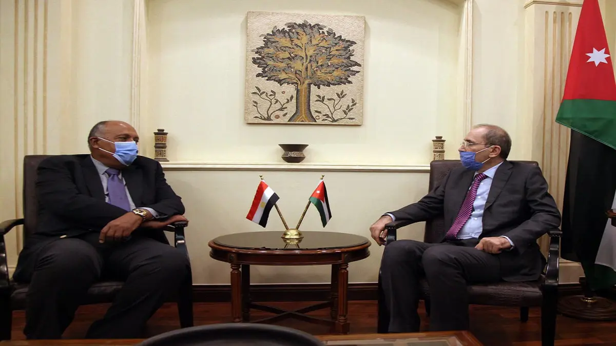 اتفاق مصري أردني على دعم السلطة الفلسطينية وتثبيت وقف إطلاق النار في غزة‎