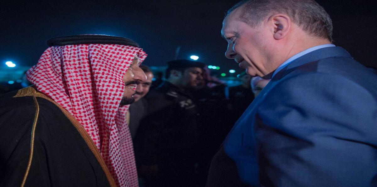 الملك سلمان يستقبل أردوغان في الرياض (صور)