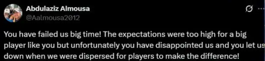 تعليق مشجعي النصر على رحيل لابورت