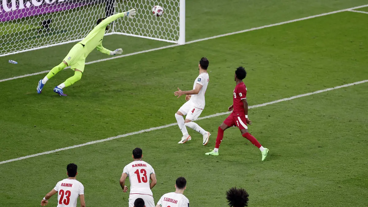 أهداف مباراة قطر وإيران (فيديو)