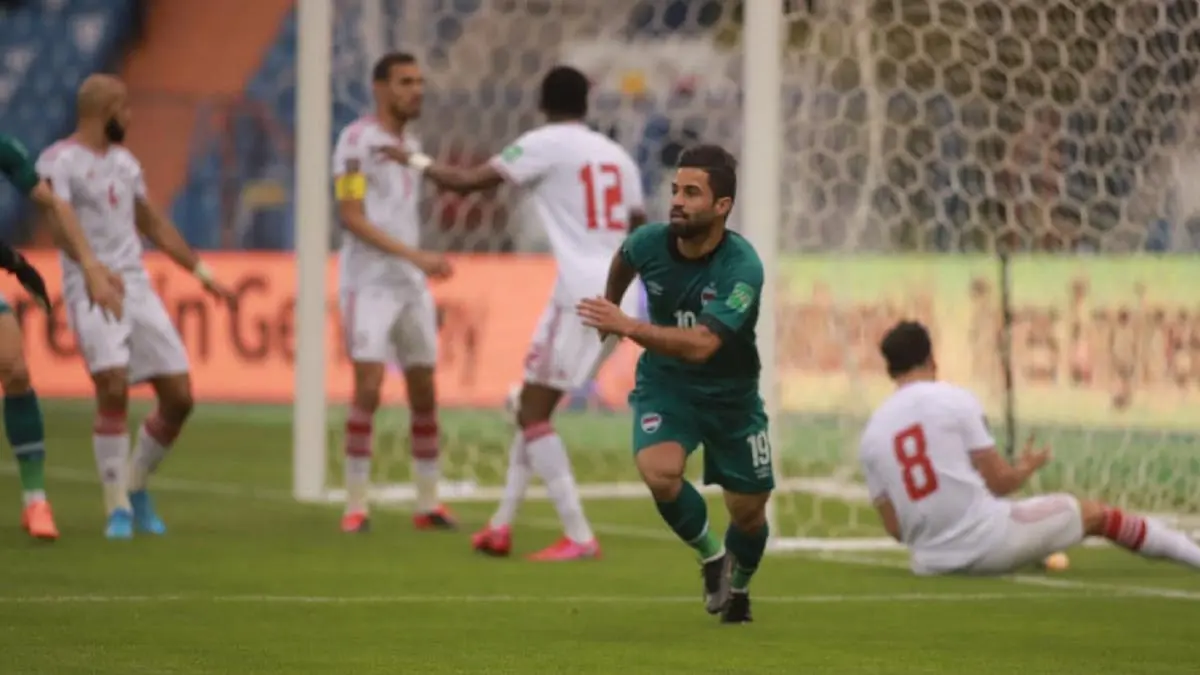 ترتيب مجموعة الإمارات بعد الخسارة أمام العراق في تصفيات كأس العالم