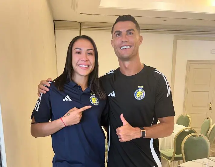 كريستيانو رونالدو مع كاثلين