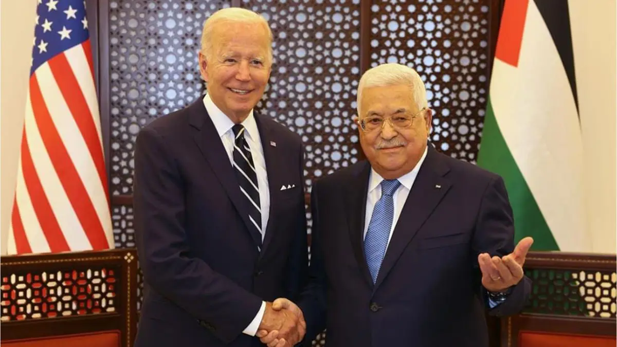 الرئاسة الفلسطينية: زيارة بايدن تحمل معاني رمزية ورسائل لإسرائيل