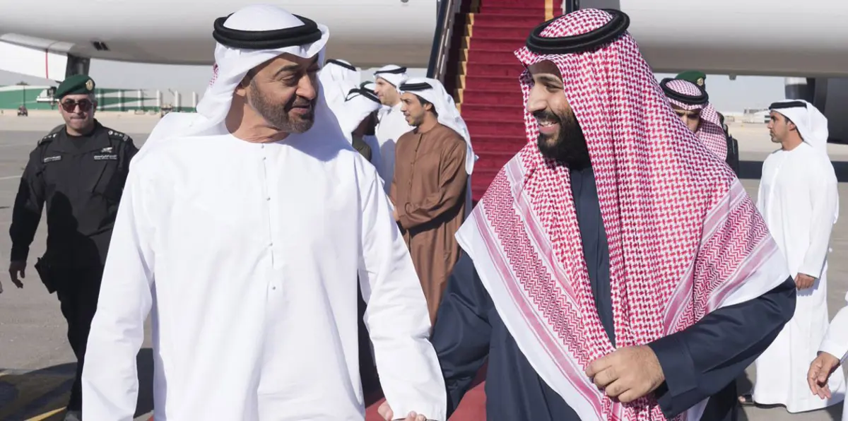 لقاء غير مسبوق بين قادة حزب الإصلاح اليمني ومحمد بن زايد ومحمد بن سلمان