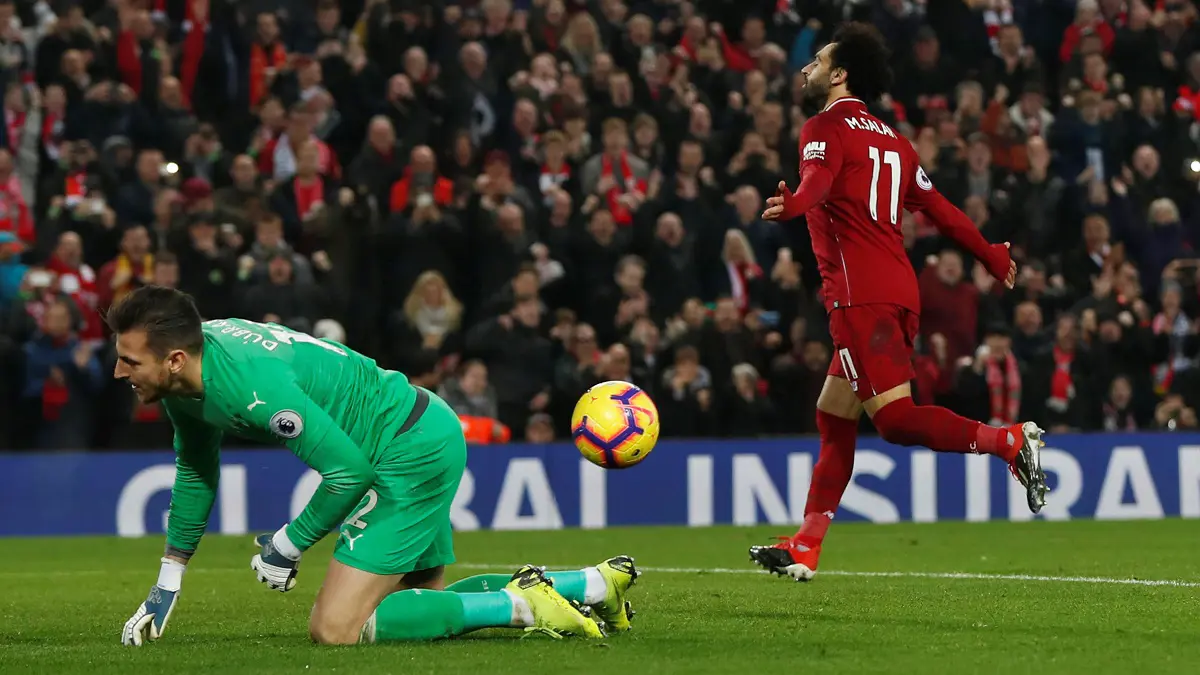 مباراة ليفربول وآرسنال.. هل يكسر محمد صلاح عقدة الكبار في نهاية 2018؟