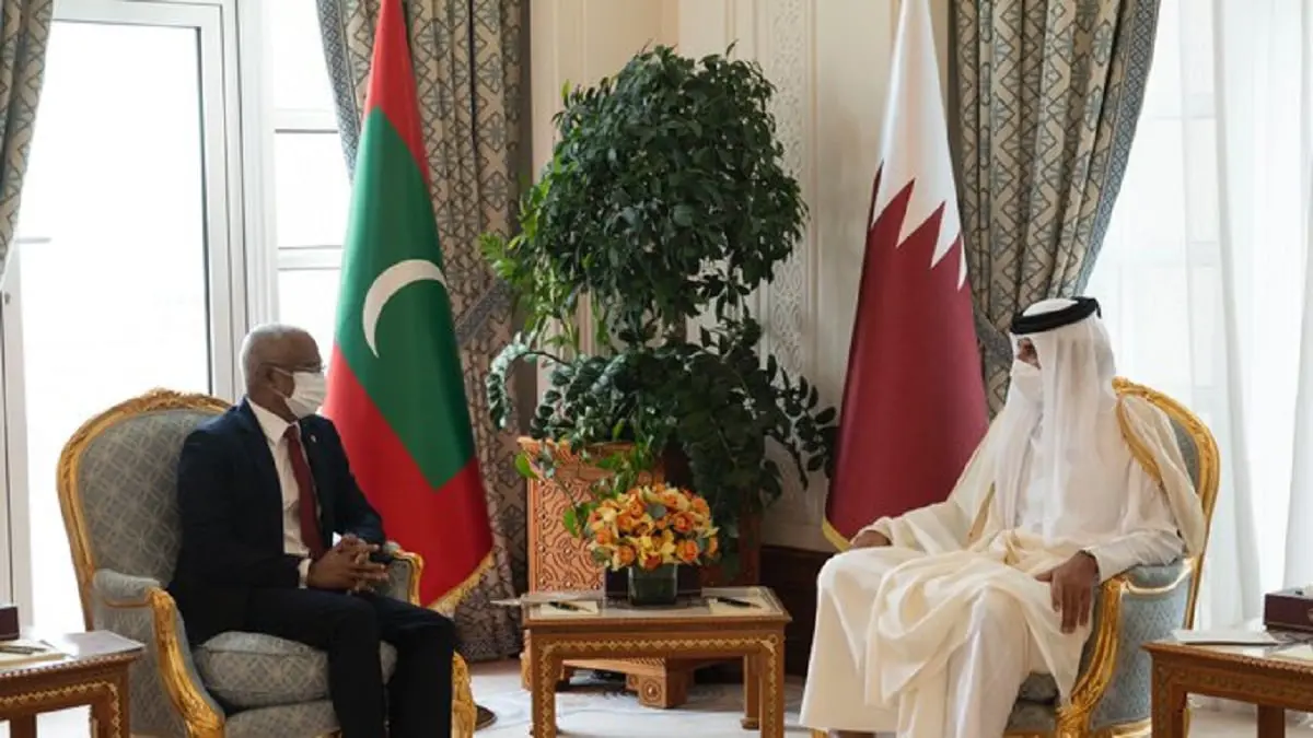 رئيس المالديف يزور قطر ‎بعد إنهاء المقاطعة