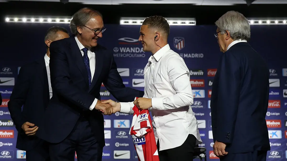 كيران تريبيير: دييغو سيميوني سبب انضمامي إلى أتلتيكو مدريد (فيديو وصورة)