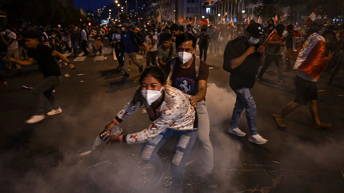 قتيلان في احتجاجات ضد رئيسة البيرو الجديدة