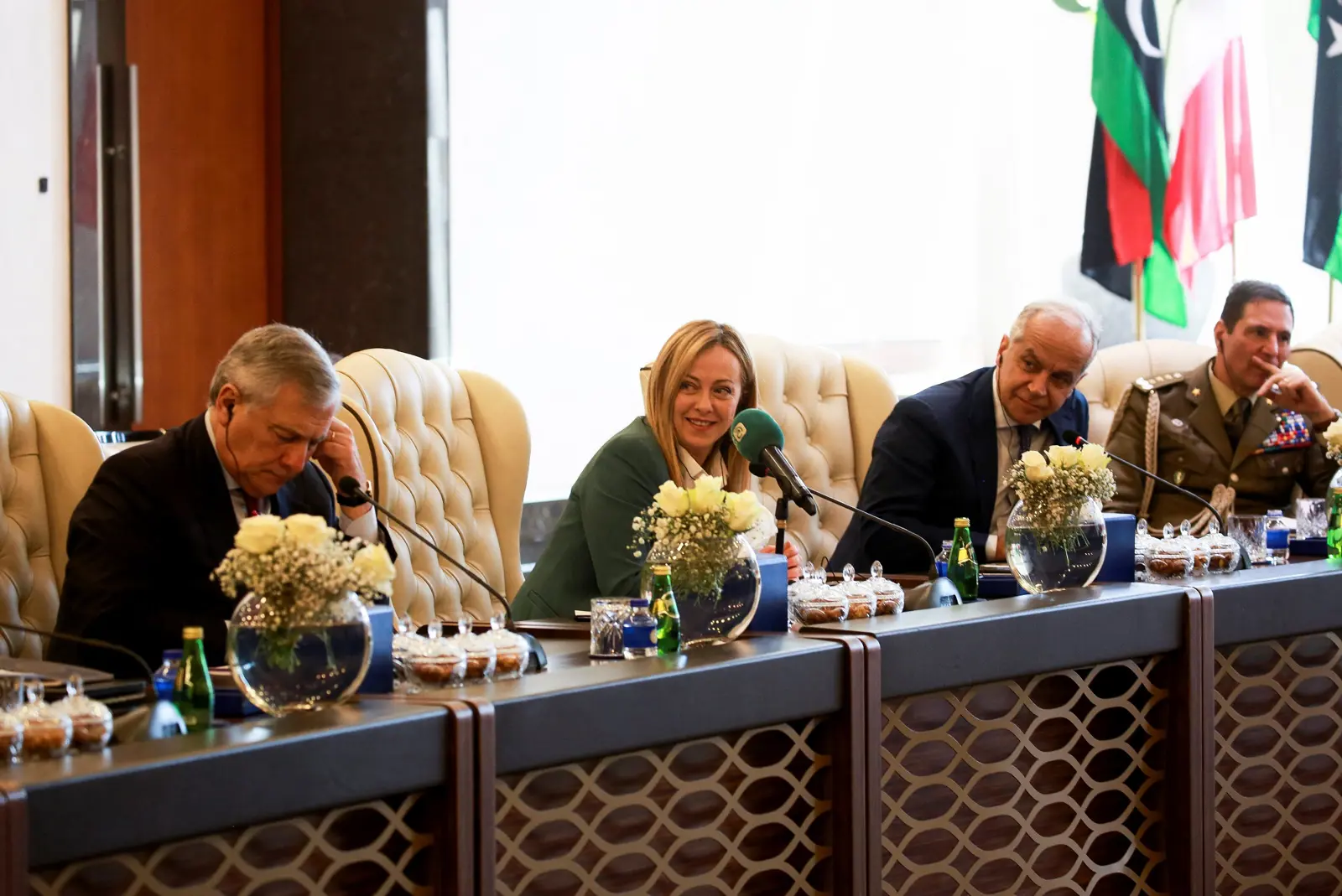 زيارة رئيسة الوزراء الإيطالية إلى ليبيا