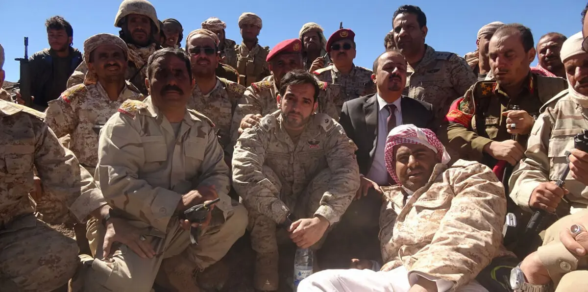 بالفيديو والصور.. المتحدث باسم التحالف العربي على مشارف صنعاء