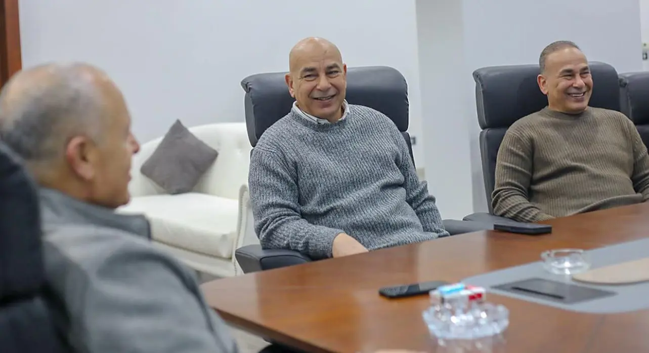اجتماع الجهاز الفني لمنتخب مصر مع أبوريدة