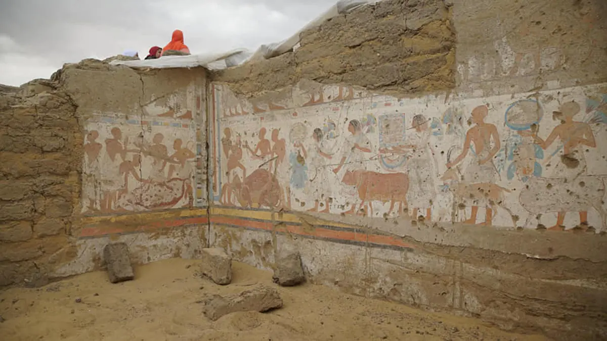 مصر.. اكتشاف مقبرة رئيس الخزانة في عهد الملك رمسيس الثاني (صور)