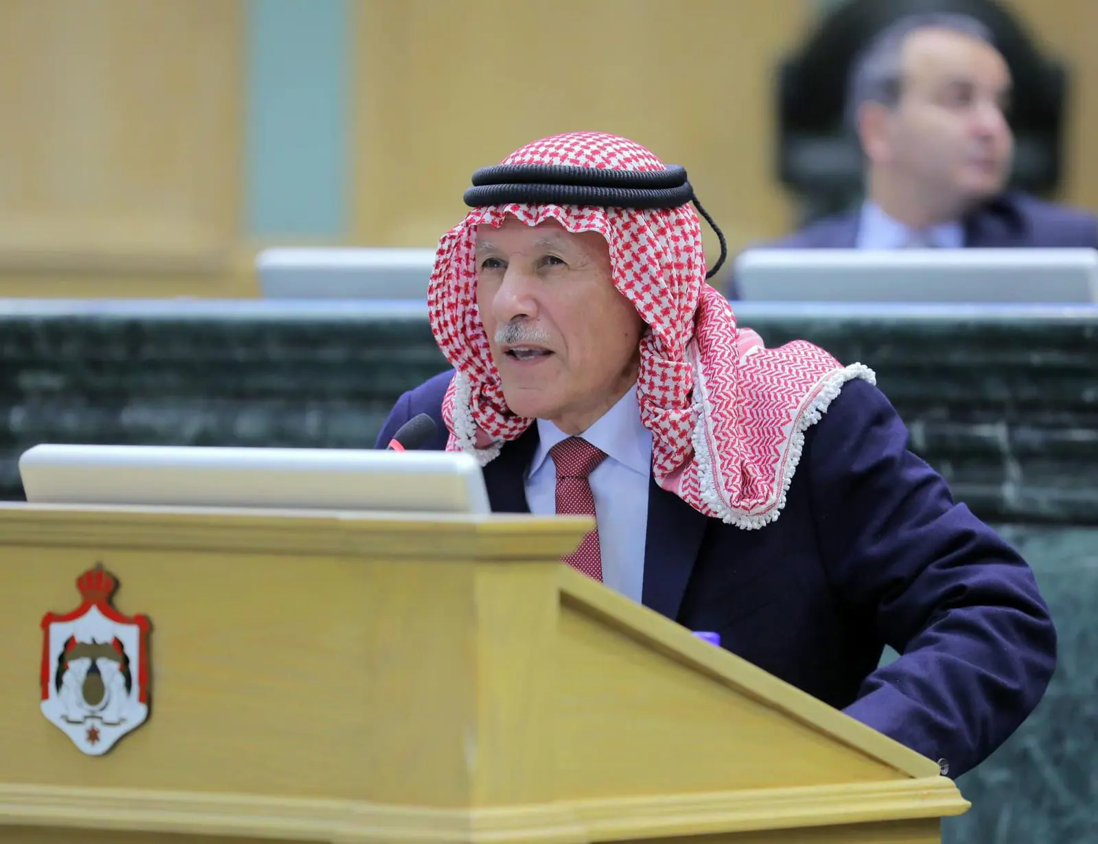 المرشح لرئاسة مجلس النواب الأردني صالح العرموطي 