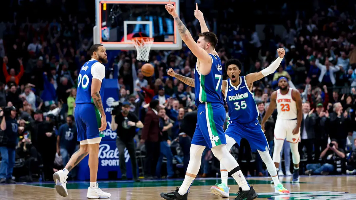 NBA.. ثلاثة أرقام مزدوجة تاريخية لدونتشيتش تقود مافريكس لفوز مثير على نيكس