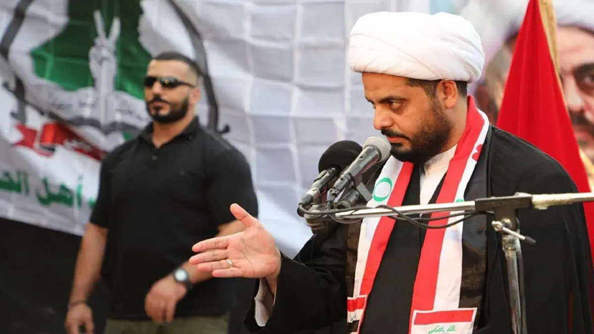 زعيم ميليشيا العصائب الموالي لإيران: الهدنة مع الأمريكان في العراق انتهت