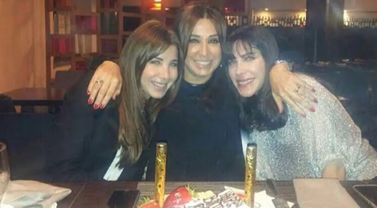 نانسي عجرم تحتفل بعيد ميلاد والدتها