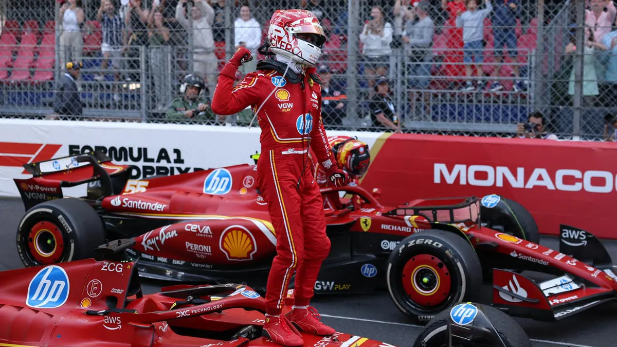 شارل لوكلير يفوز بجائزة موناكو الكبرى لفورمولا 1