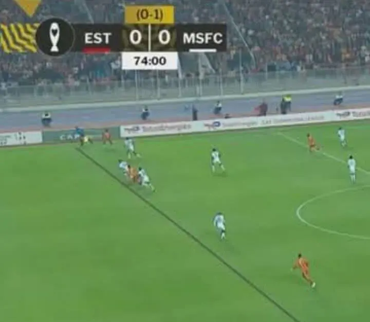 لاعب الترجي في مباراة صن داونز