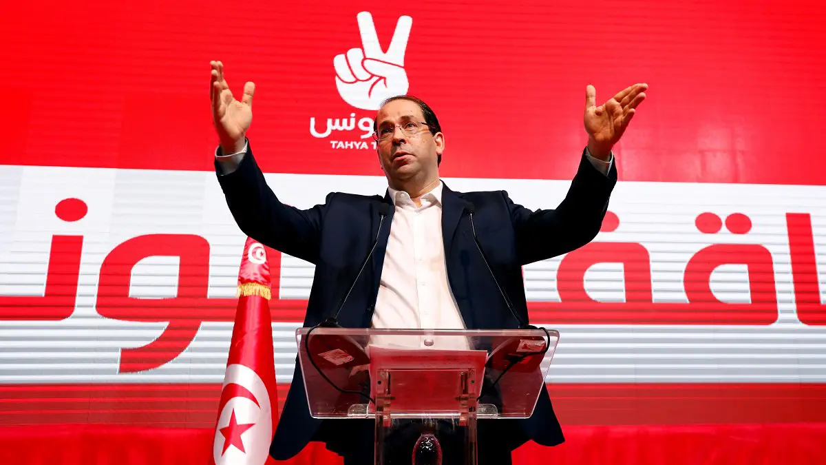 يوسف الشاهد يطلق حملته الانتخابية لرئاسة تونس من مدينة ليون‎ الفرنسية