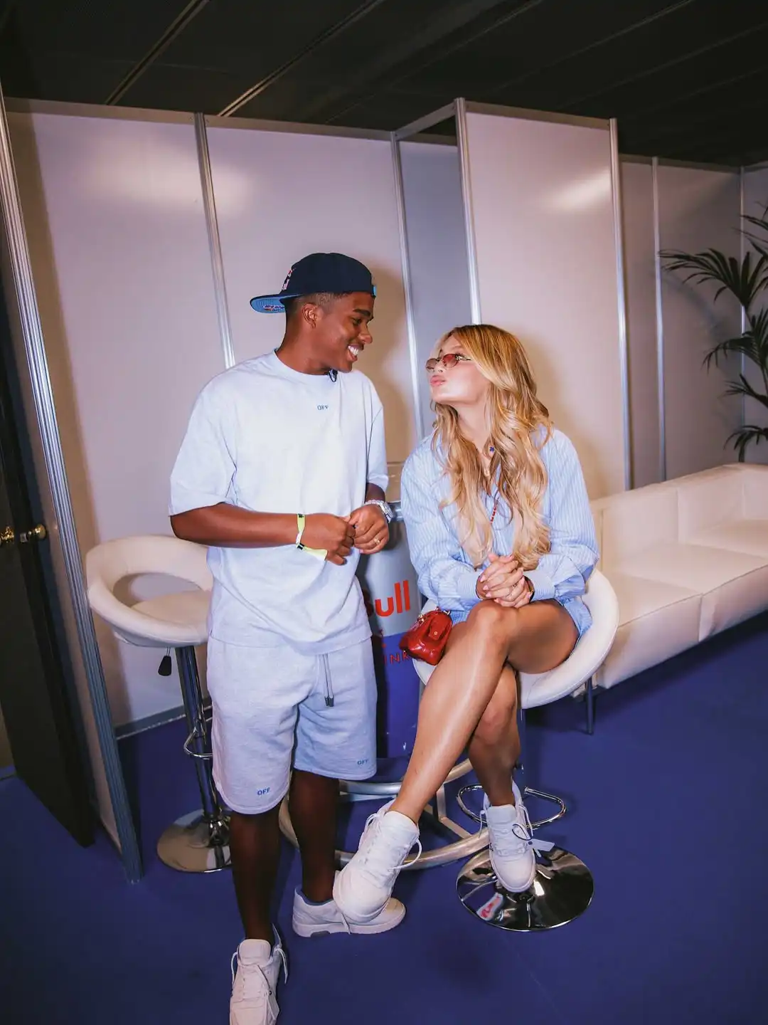 غابرييلي ميراندا مع إندريك نجم ريال مدريد