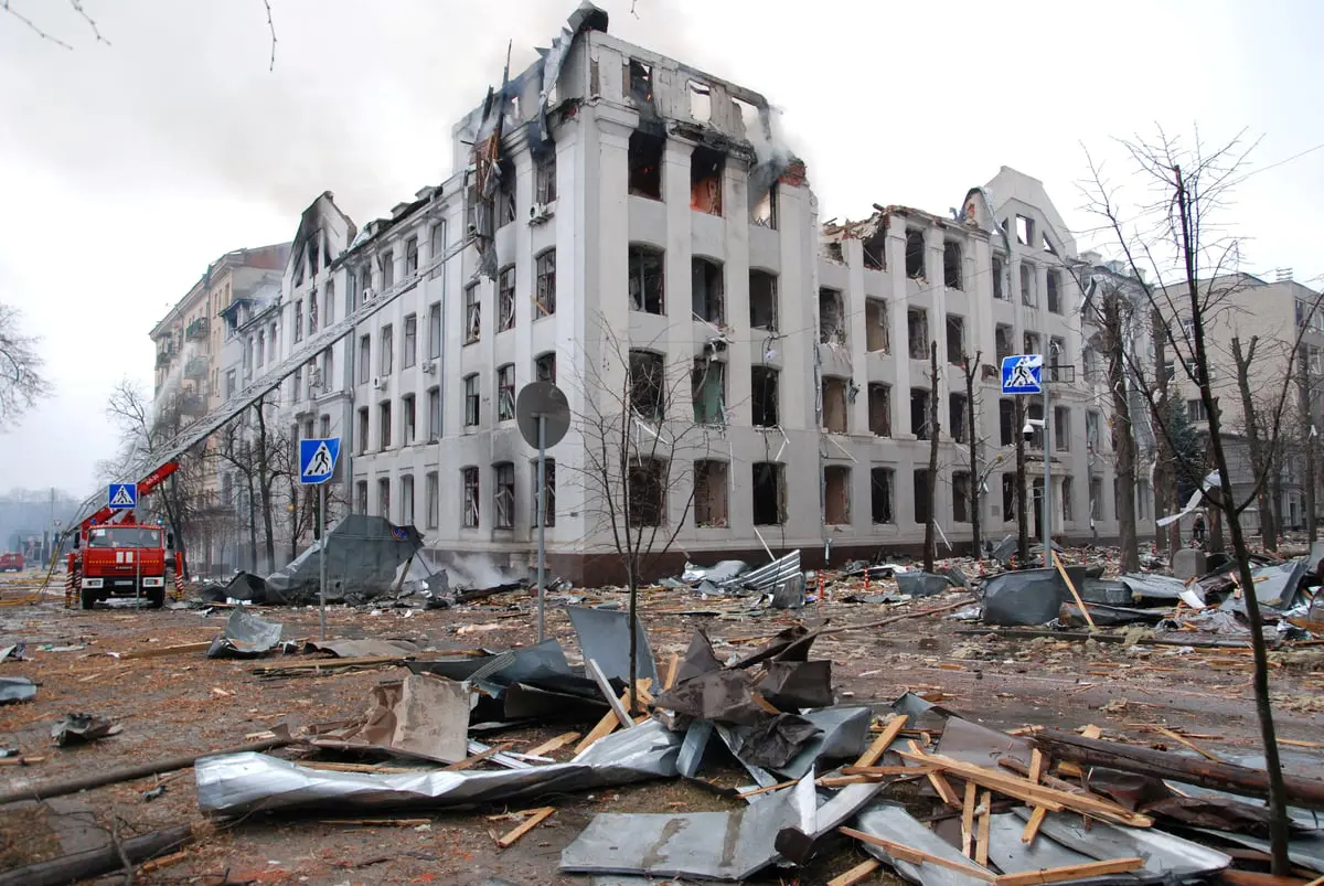 بلدية خاركيف: إصابات في هجوم بطائرات مُسيرة روسية