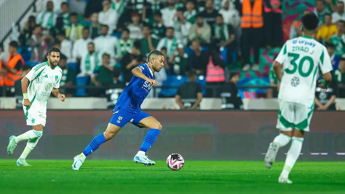 من مباراة الهلال والأهلي