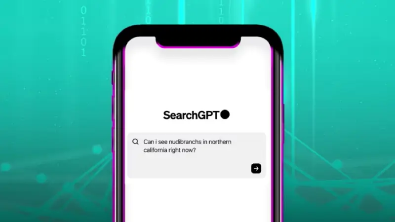 واجهة محرك بحث search GPT