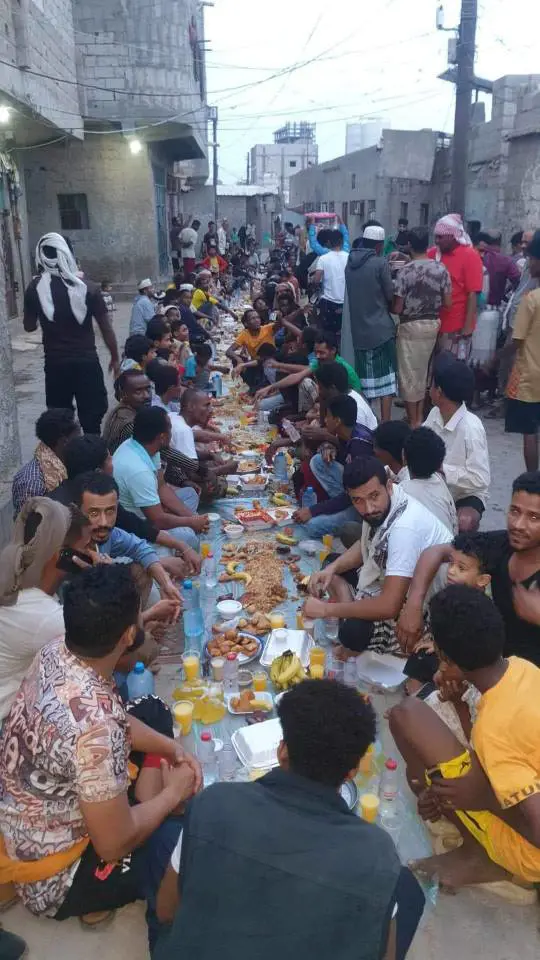 مائدة رمضانية في اليمن