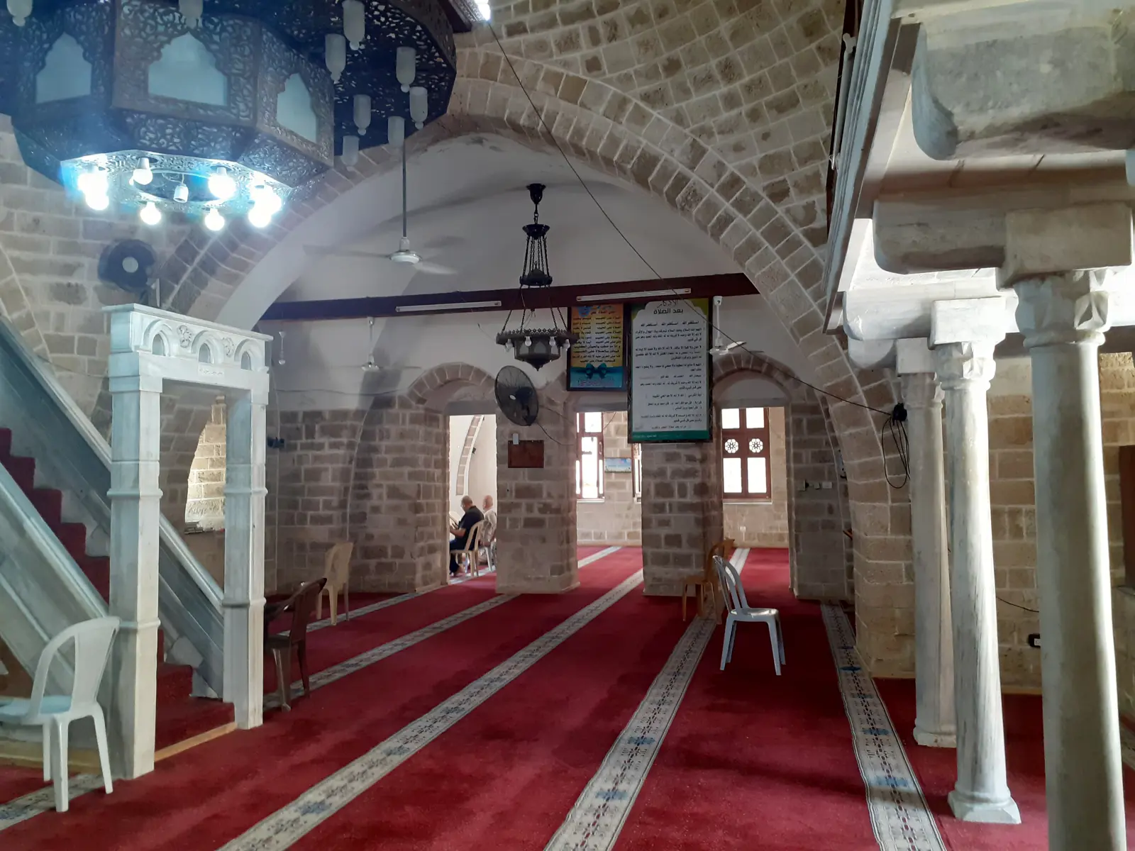 بيت الصلاة بمسجد هاشم في غزة