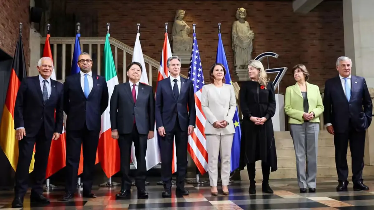 "السبع" تحذّر روسيا من "عواقب" النووي وتدعو الصين لعدم استخدام القوة