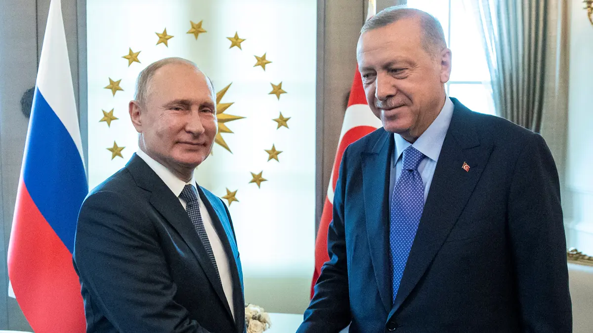 بوتين يبحث مع أردوغان الوضع في سوريا ويدعوه لزيارة روسيا