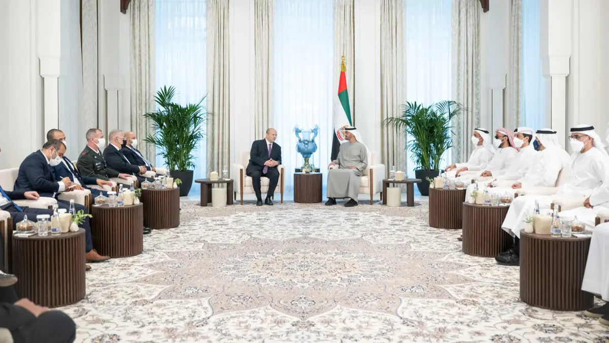 بينيت يزور أبوظبي ويلتقي برئيس الإمارات