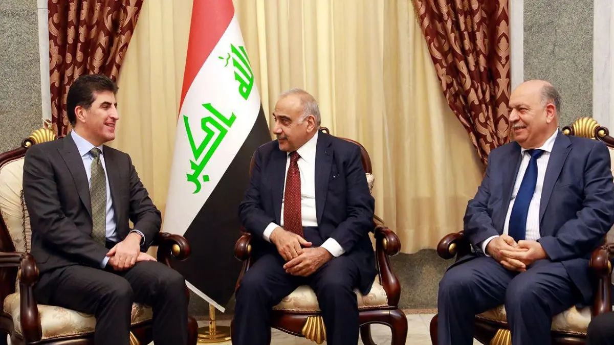 العراق.. عبدالمهدي وبارزاني يتفقان على "العمل بروح التعاون"