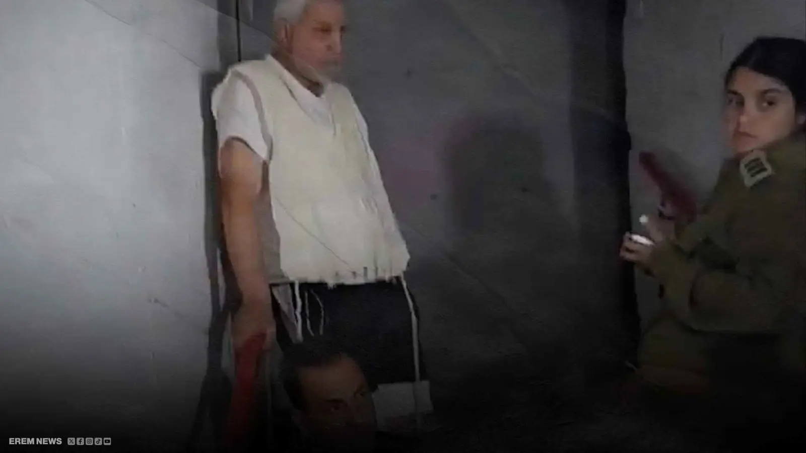 فيديو يوثق اختباء جنود إسرائيليين في الملاجئ مع المدنيين