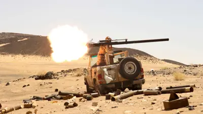 أحد المواقع العسكرية التابعة لميليشيا الحوثي