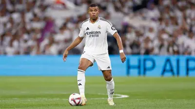 كيليان مبابي في مباراة ريال مدريد وألافيس