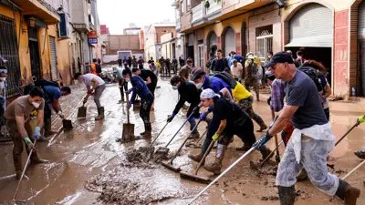 فيضانات وأمطار غزيرة في إسبانيا