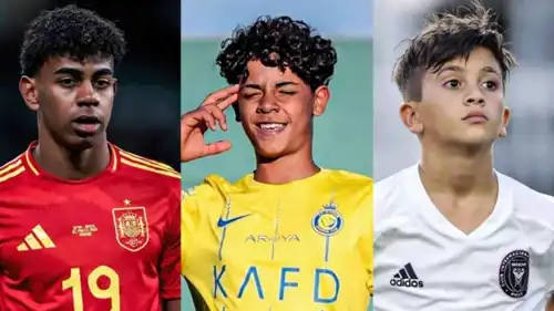 كريستيانو جونيور ويامال وتياغو ميسي