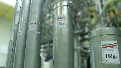 من منشأة للتخصيب الذري في إيران 