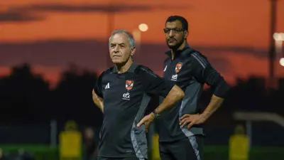 مارسيل كولر يتابع تدريبات الأهلي المصري